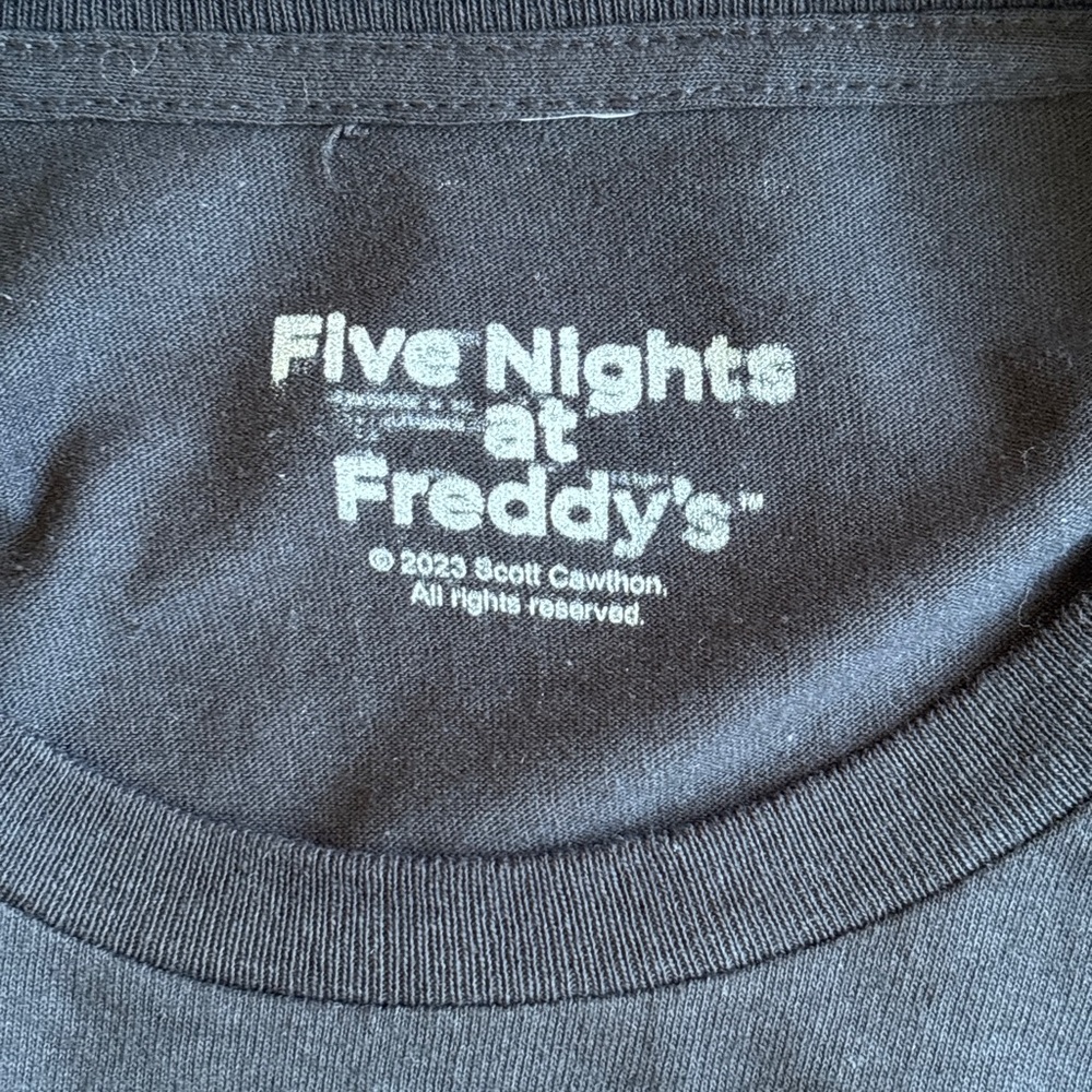 Upcycled by Me: Goth Five Nights At Freddy’s Fun Black Gray Maxi Tulle T Dress - Picture 5 of 5